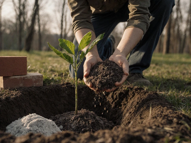 Что добавить в лунку при посадке деревьев весной: пошаговый гид для здорового роста