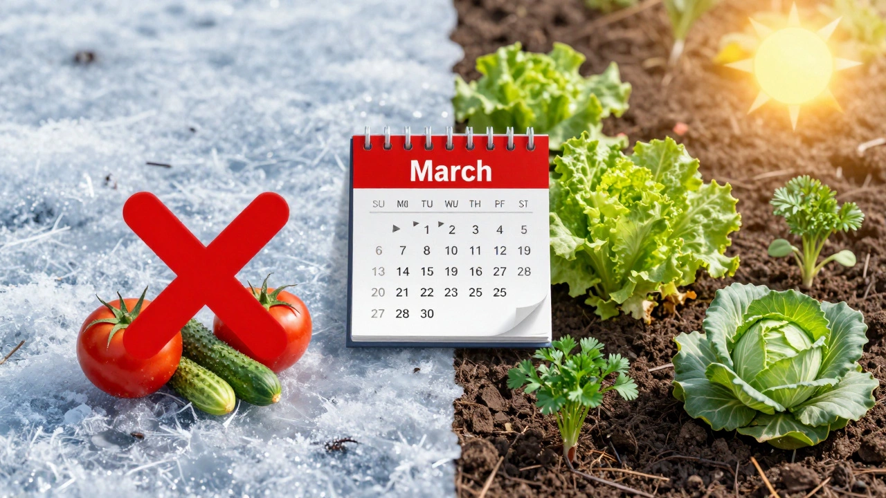 Сравнение холодной и теплой земли в марте: что сажать, а что ждать