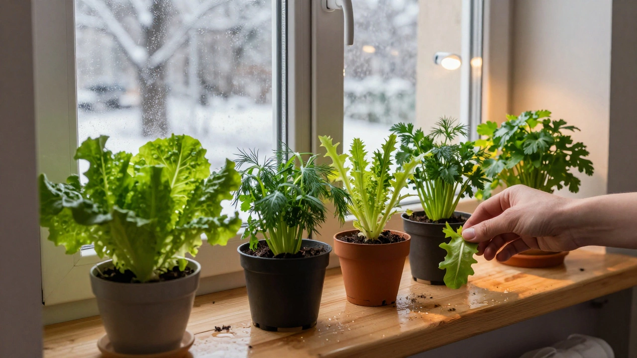 Что можно вырастить на подоконнике круглый год: список проверенных овощей и зелени