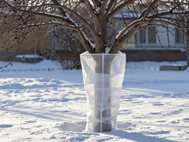 Чем обернуть ствол дерева зимой: лучшие способы защиты от морозов и грызунов