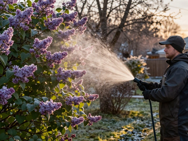 Зачем опрыскивать растения водой перед заморозками: простой способ спасти сад от мороза