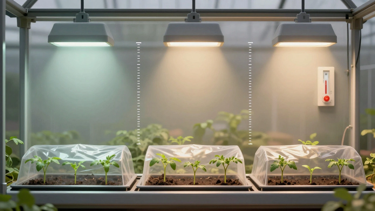 Организация искусственного освещения для рассады томатов