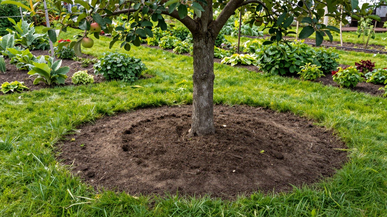 Что посадить под плодовые деревья: лучшие варианты растений для приствольного круга