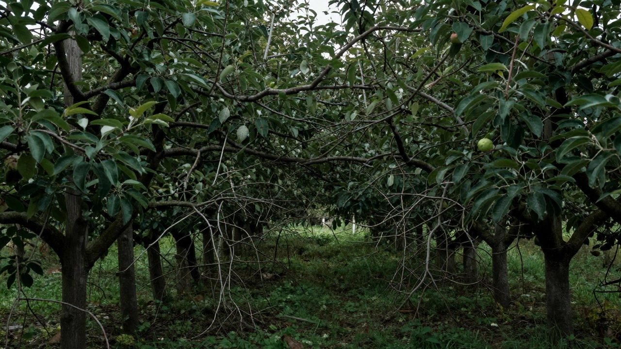 Расстояние при посадке яблонь и вишен: схема и нормы